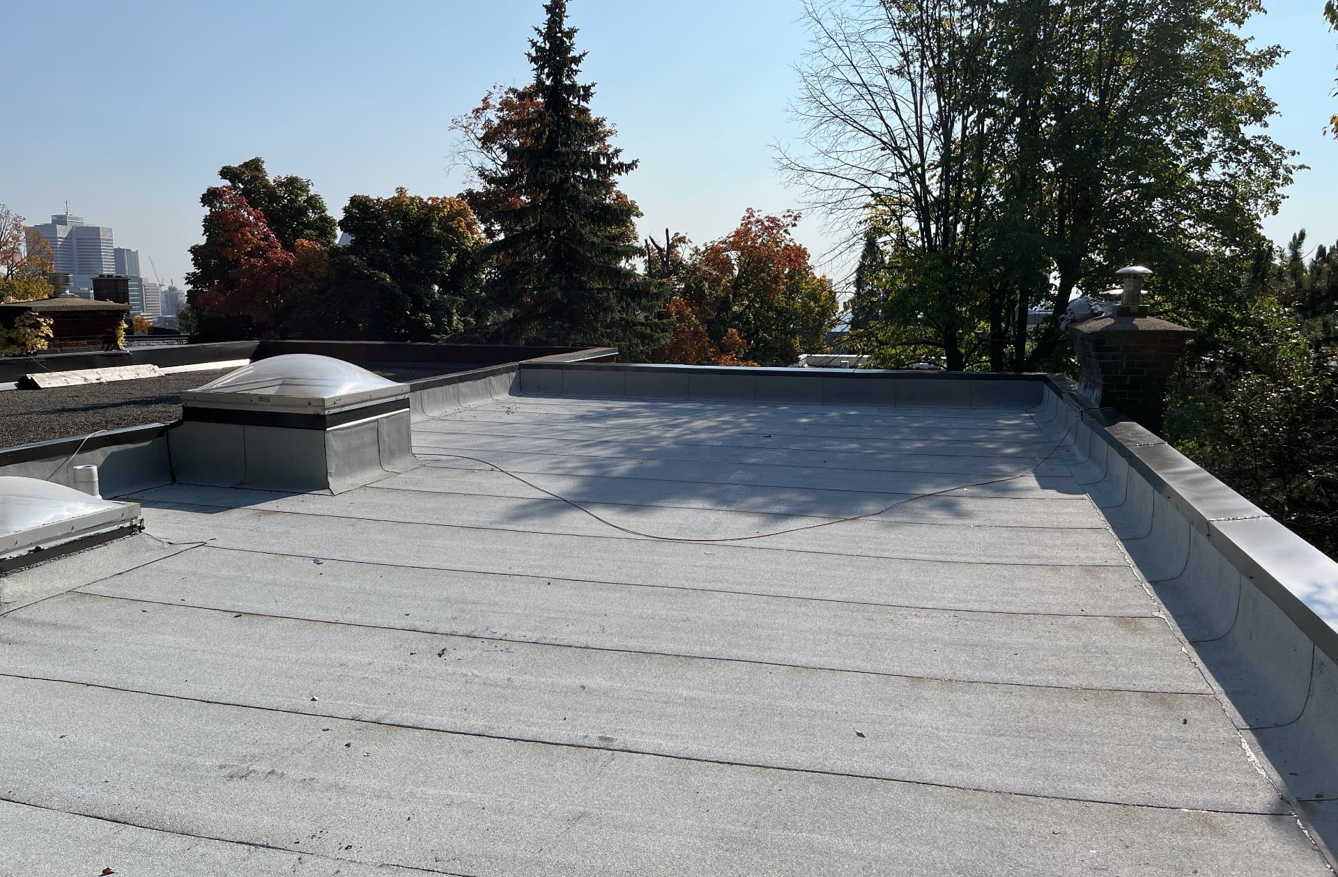 Inspection de toiture