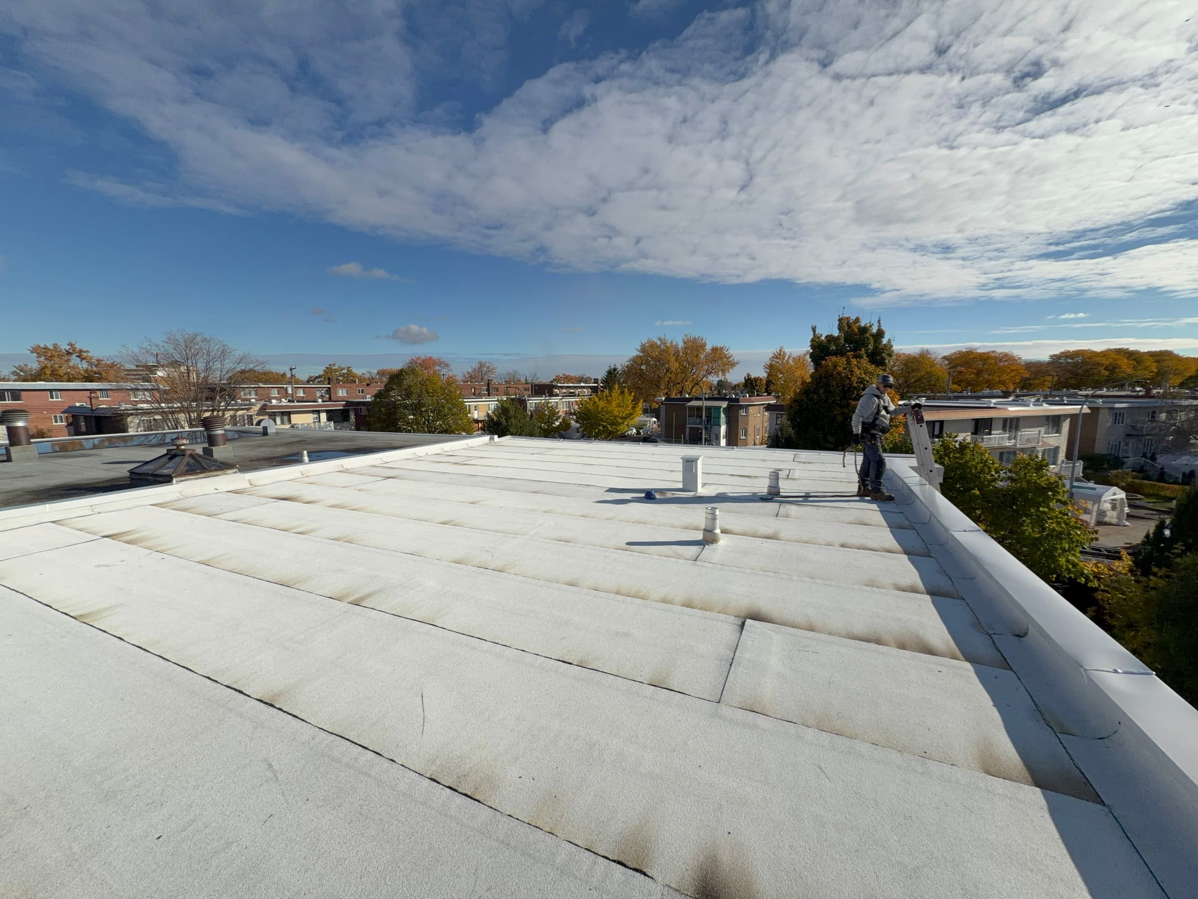 Toit plat résidentiel - Rue Le Maître